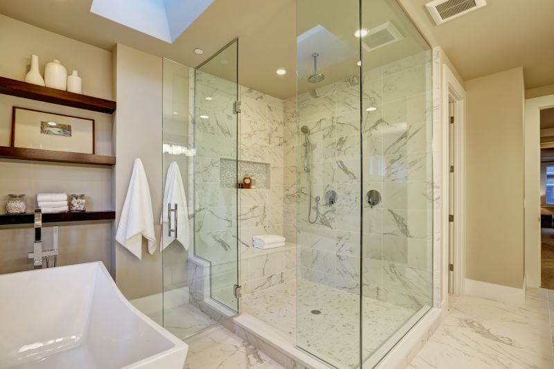 Glass Shower Features